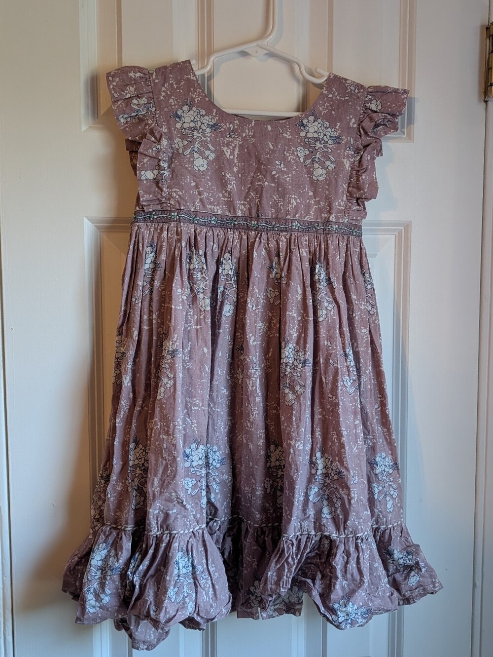 FabIndia Girls Floral Dress Size 4-6 Years
